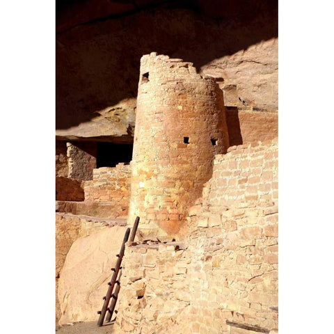 Cliff Palace Detail II Black Modern Wood Framed Art Print by Taylor, Douglas