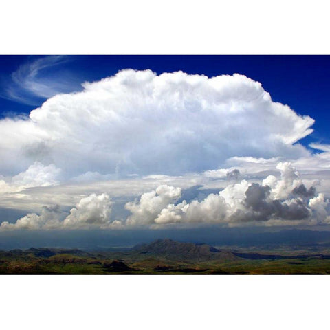 Sunday Morning Storm Black Modern Wood Framed Art Print with Double Matting by Taylor, Douglas