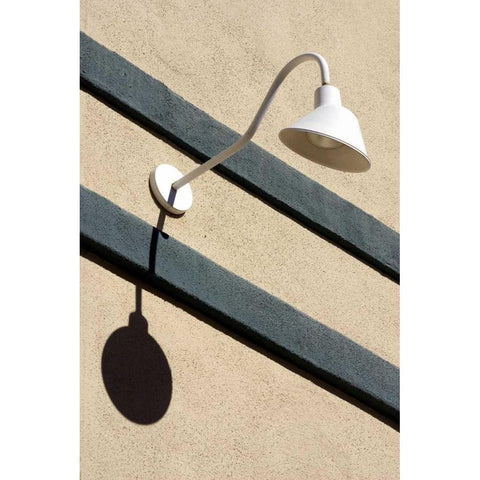 Lampshade Black Modern Wood Framed Art Print with Double Matting by Taylor, Douglas