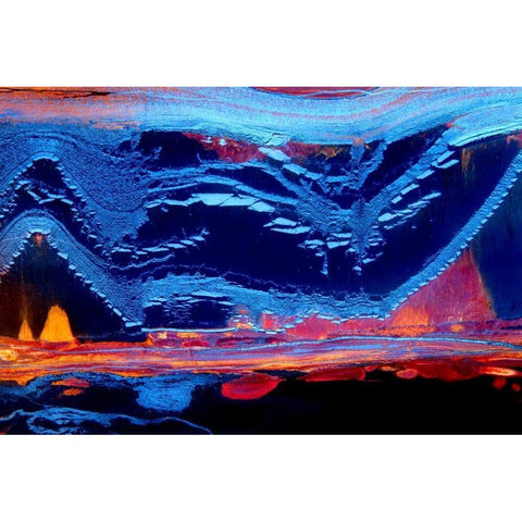 As the Dragon Stirs I Black Modern Wood Framed Art Print with Double Matting by Taylor, Douglas