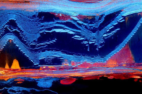 As the Dragon Stirs I Black Ornate Wood Framed Art Print with Double Matting by Taylor, Douglas