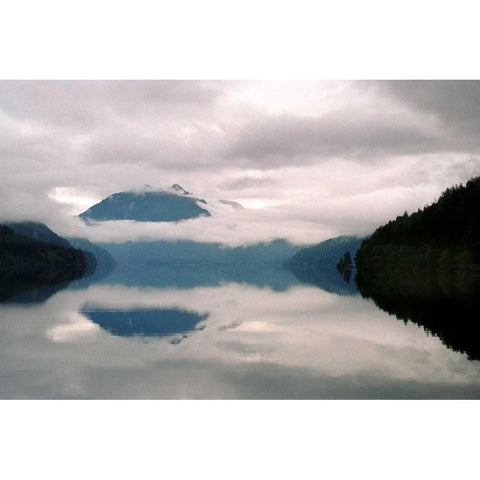 Dreams in the Mist Black Modern Wood Framed Art Print with Double Matting by Taylor, Douglas