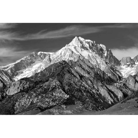 Mt. Williamson I BW White Modern Wood Framed Art Print by Taylor, Douglas