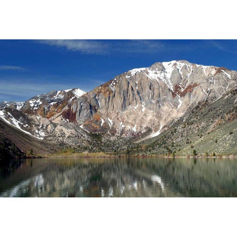 Convict Lake Black Modern Wood Framed Art Print with Double Matting by Taylor, Douglas