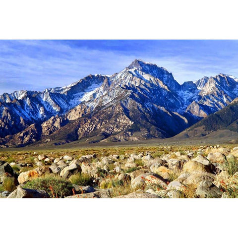 Mt. Williamson II Black Modern Wood Framed Art Print with Double Matting by Taylor, Douglas