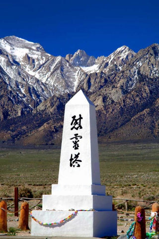 Manzanar Remembrance I White Modern Wood Framed Art Print with Double Matting by Taylor, Douglas