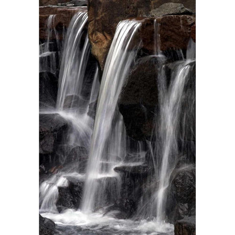 Water on the Rocks I Gold Ornate Wood Framed Art Print with Double Matting by Taylor, Douglas