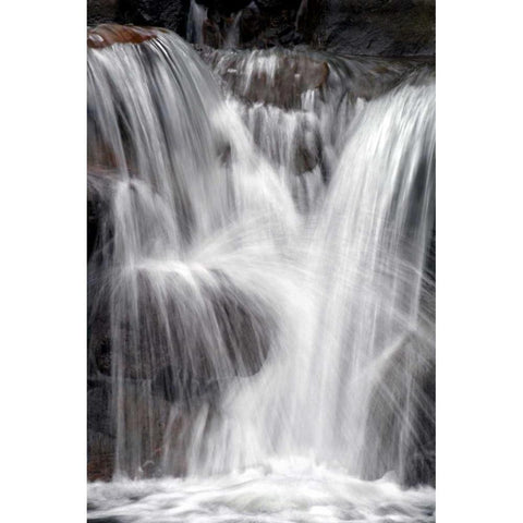 Water on the Rocks III Gold Ornate Wood Framed Art Print with Double Matting by Taylor, Douglas