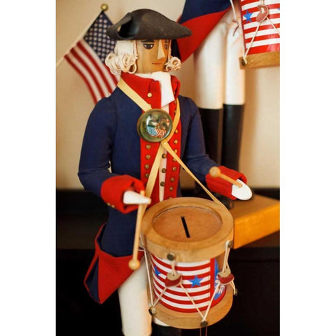 Patriotic I Gold Ornate Wood Framed Art Print with Double Matting by Clayton-Thompson, Philip