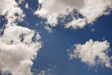 Clouds I White Modern Wood Framed Art Print with Double Matting by Clayton-Thompson, Philip