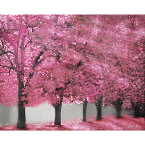 Blossom Heaven I White Modern Wood Framed Art Print by Geyman, Vitaly