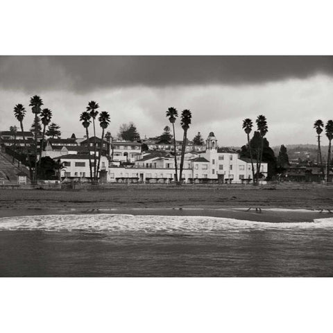 Santa Cruz Bay I White Modern Wood Framed Art Print by Geyman, Vitaly