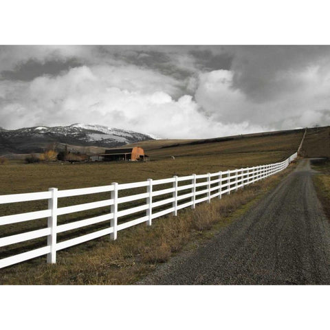 Road to Eternity Black Modern Wood Framed Art Print by Geyman, Vitaly