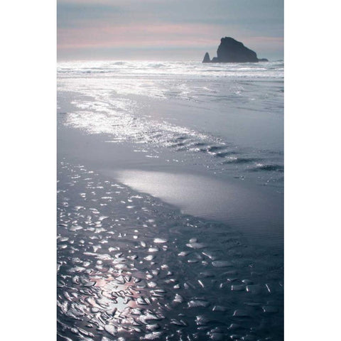 Seashore Serenity I Gold Ornate Wood Framed Art Print with Double Matting by Geyman, Vitaly