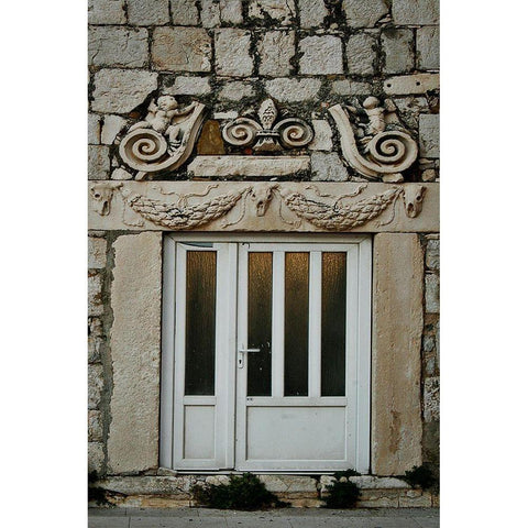 Croatia Door II Gold Ornate Wood Framed Art Print with Double Matting by Geyman, Vitaly