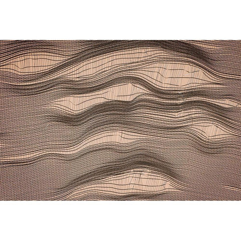 Net Art I White Modern Wood Framed Art Print by Geyman, Vitaly