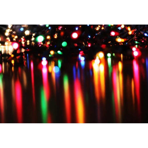 Reflections III Black Modern Wood Framed Art Print with Double Matting by White, Leesa