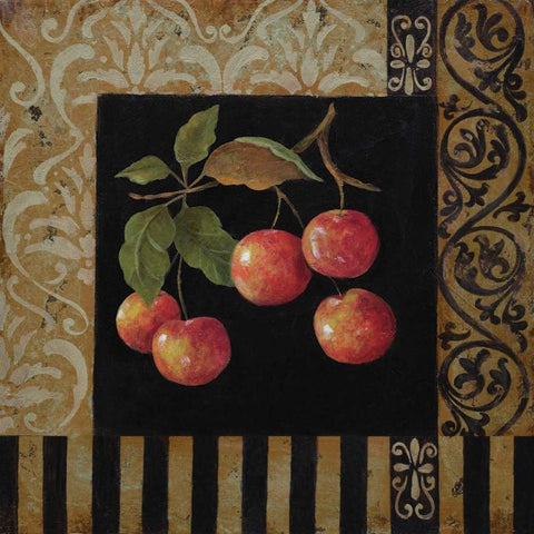 Fruitier IV Gold Ornate Wood Framed Art Print with Double Matting by Peyton, Hanna