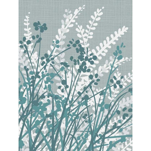 Meadow II White Modern Wood Framed Art Print by Ruff, Kris