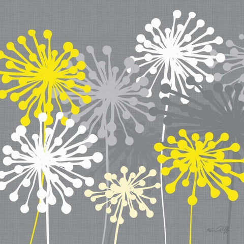 Dandelion II Gold Ornate Wood Framed Art Print with Double Matting by Ruff, Kris