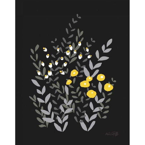 Bella Garden II Gold Ornate Wood Framed Art Print with Double Matting by Ruff, Kris