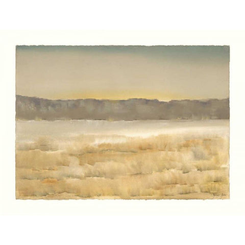 East of the Mountains White Modern Wood Framed Art Print by Sheler, Sammy