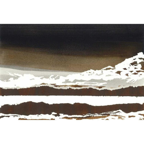 In the Mountains Black Modern Wood Framed Art Print by Sheler, Sammy