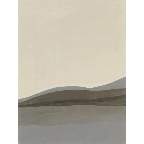 Ribbon Ridge White Modern Wood Framed Art Print by Sheler, Sammy