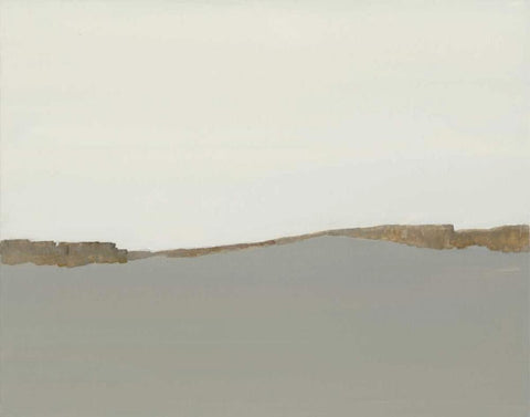 Wind Fence Black Ornate Wood Framed Art Print with Double Matting by Sheler, Sammy