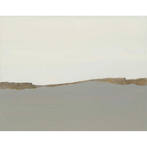 Wind Fence Black Modern Wood Framed Art Print with Double Matting by Sheler, Sammy