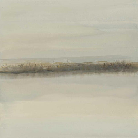 Crescent Bar II Black Ornate Wood Framed Art Print with Double Matting by Sheler, Sammy