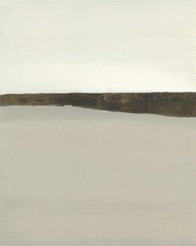 Hedge Rows White Modern Wood Framed Art Print with Double Matting by Sheler, Sammy