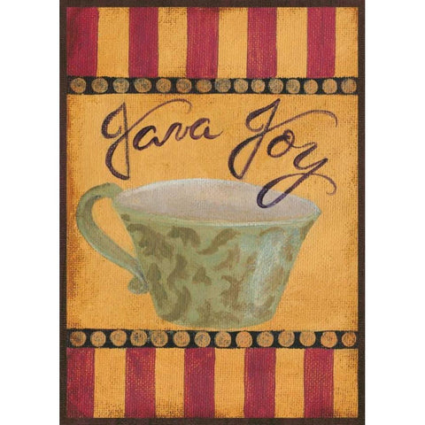 Java Joy Gold Ornate Wood Framed Art Print with Double Matting by Smith, Pamela