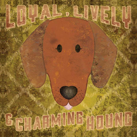 Dachshund White Modern Wood Framed Art Print with Double Matting by Sta Teresa, Ashley