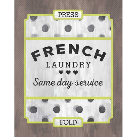 French Laundry Black Modern Wood Framed Art Print with Double Matting by Sta Teresa, Ashley