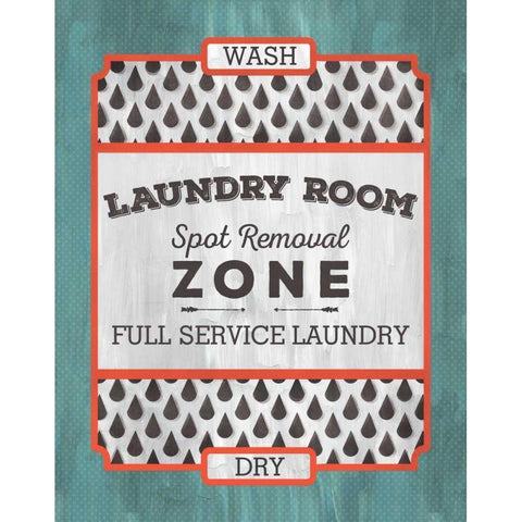 Laundry Room White Modern Wood Framed Art Print by Sta Teresa, Ashley