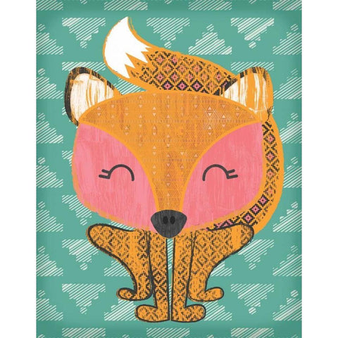 Foxtastic White Modern Wood Framed Art Print by Sta Teresa, Ashley