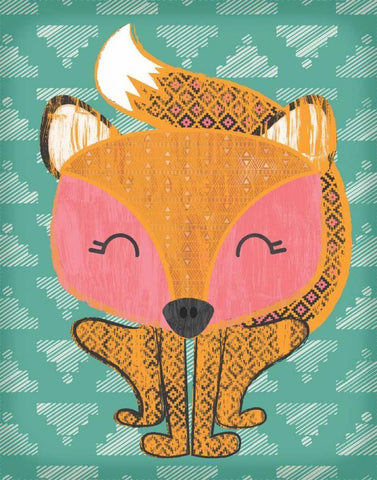 Foxtastic White Modern Wood Framed Art Print with Double Matting by Sta Teresa, Ashley