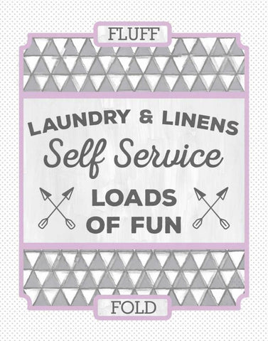 Laundry Linens II White Modern Wood Framed Art Print with Double Matting by Sta Teresa, Ashley
