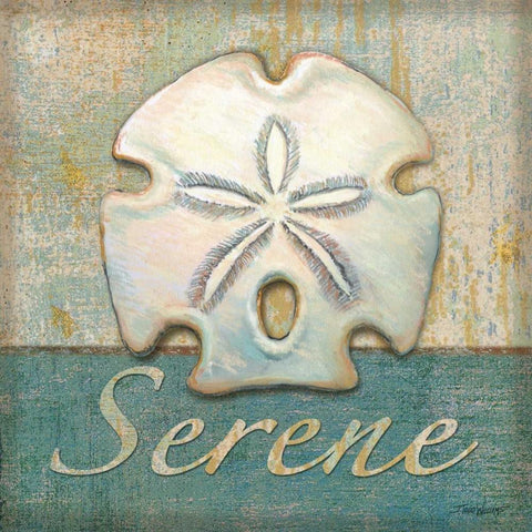 Serene White Modern Wood Framed Art Print by Williams, Todd