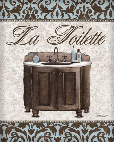 Modern Sink Black Ornate Wood Framed Art Print with Double Matting by Williams, Todd