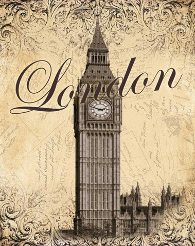 London White Modern Wood Framed Art Print with Double Matting by Williams, Todd