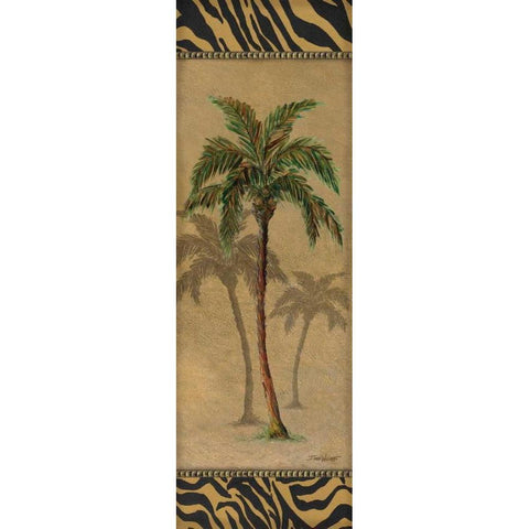 Global Palm I Gold Ornate Wood Framed Art Print with Double Matting by Williams, Todd