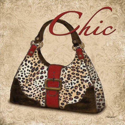 Chic Purse Gold Ornate Wood Framed Art Print with Double Matting by Williams, Todd