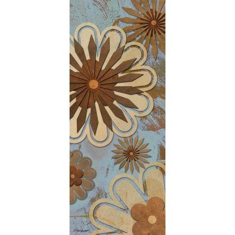 Floral Abstract I White Modern Wood Framed Art Print by Williams, Todd