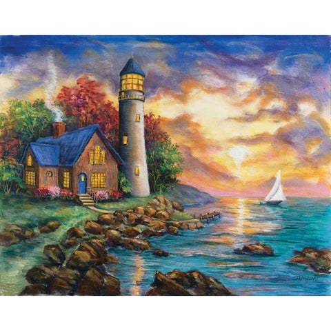 Departure Black Modern Wood Framed Art Print by Williams, Todd