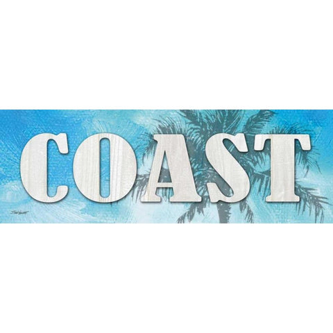 Coast White Modern Wood Framed Art Print by Williams, Todd