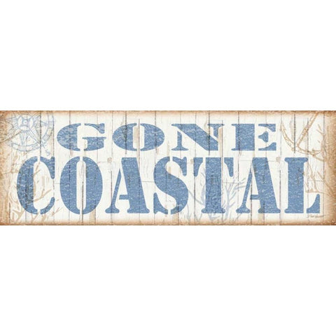 Gone Coastal White Modern Wood Framed Art Print by Williams, Todd