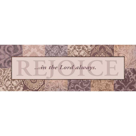 Rejoice White Modern Wood Framed Art Print by Williams, Todd