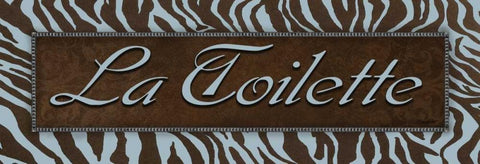 La Toilette Black Ornate Wood Framed Art Print with Double Matting by Williams, Todd